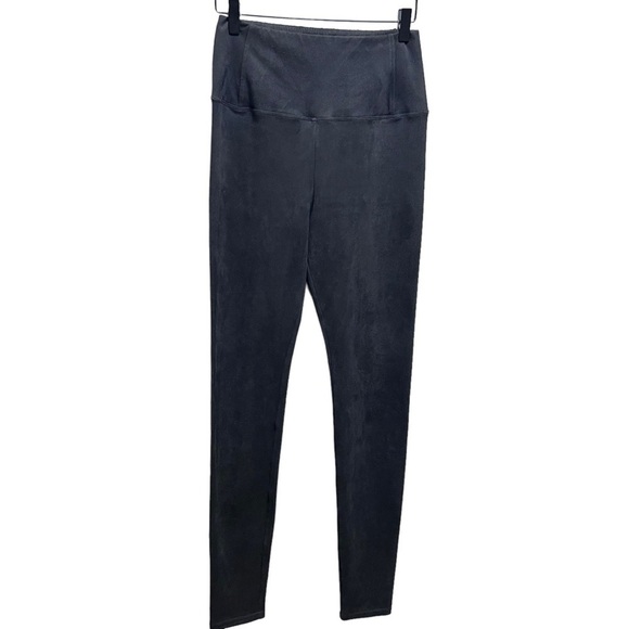 Aritzia Wilfred Free Daria Faux Suede Leggings Size Medium - Picture 2 of 12